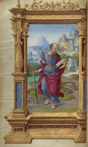 San Paolo dalle Epistole di Getty da Master of the Getty Epistles